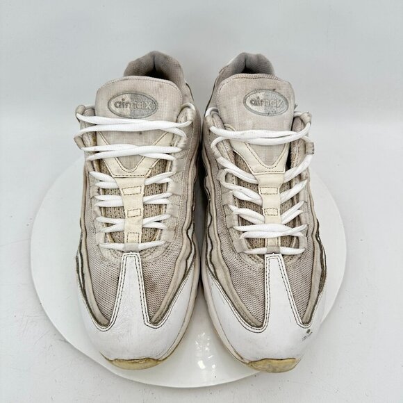 Nike Air Max 95 Men Size 12 CT1268-100 Triple White Training Shoes - Picture 3 of 11